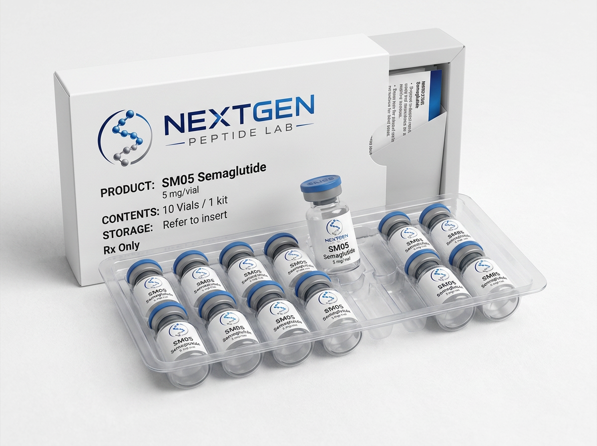 Semaglutide 5mg,SM05 5 mg/vial,10vial/kits